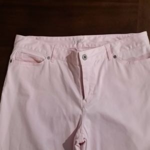 Pale Pink  J.Jill Slim leg jeans Size 10 petite